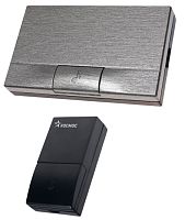 Звонок беспроводной аналоговый Космос (KOC AG305A) 32 мелодии серебристый картинка 